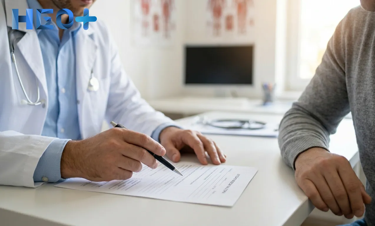 Врач консультирует пациента